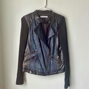 Denim/Leather Jacket